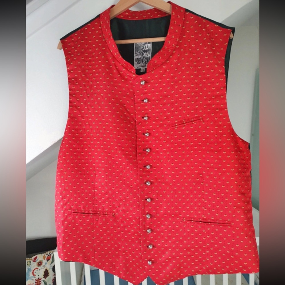Country Line Authentic German Trachten Vest - Oktoberfest- Size 56
